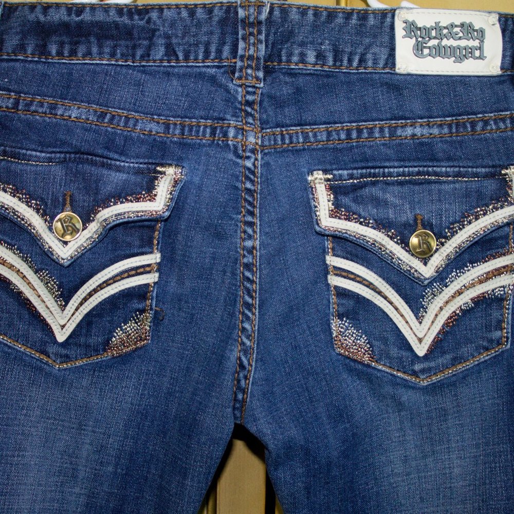 Rock & Ro Cowgirl Boot Cut Jeans